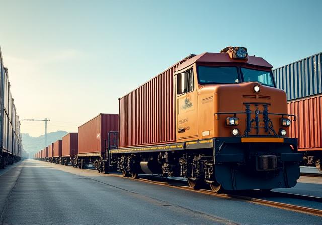 Sustainable multimodal intermodal rail truck logistics Denver